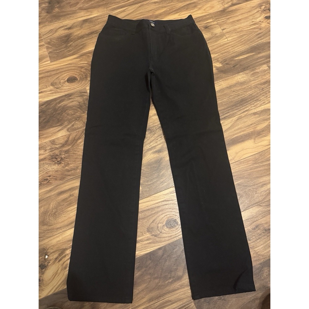 Chaps Women Black Dress Pants Size 4